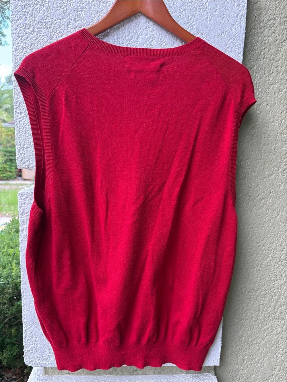 Polo by Ralph Lauren Red V-Neck Sweater Vest